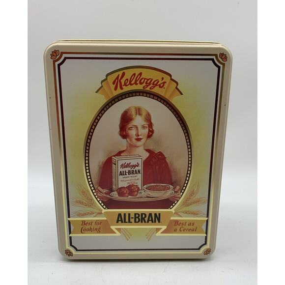 Vtg 1991 Limited Edition Second Series Crackerjack And Kellogg’s All-Bran Tins - Picture 9 of 15